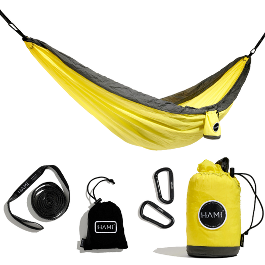 HAMI Hive - Recycled Hammock with straps