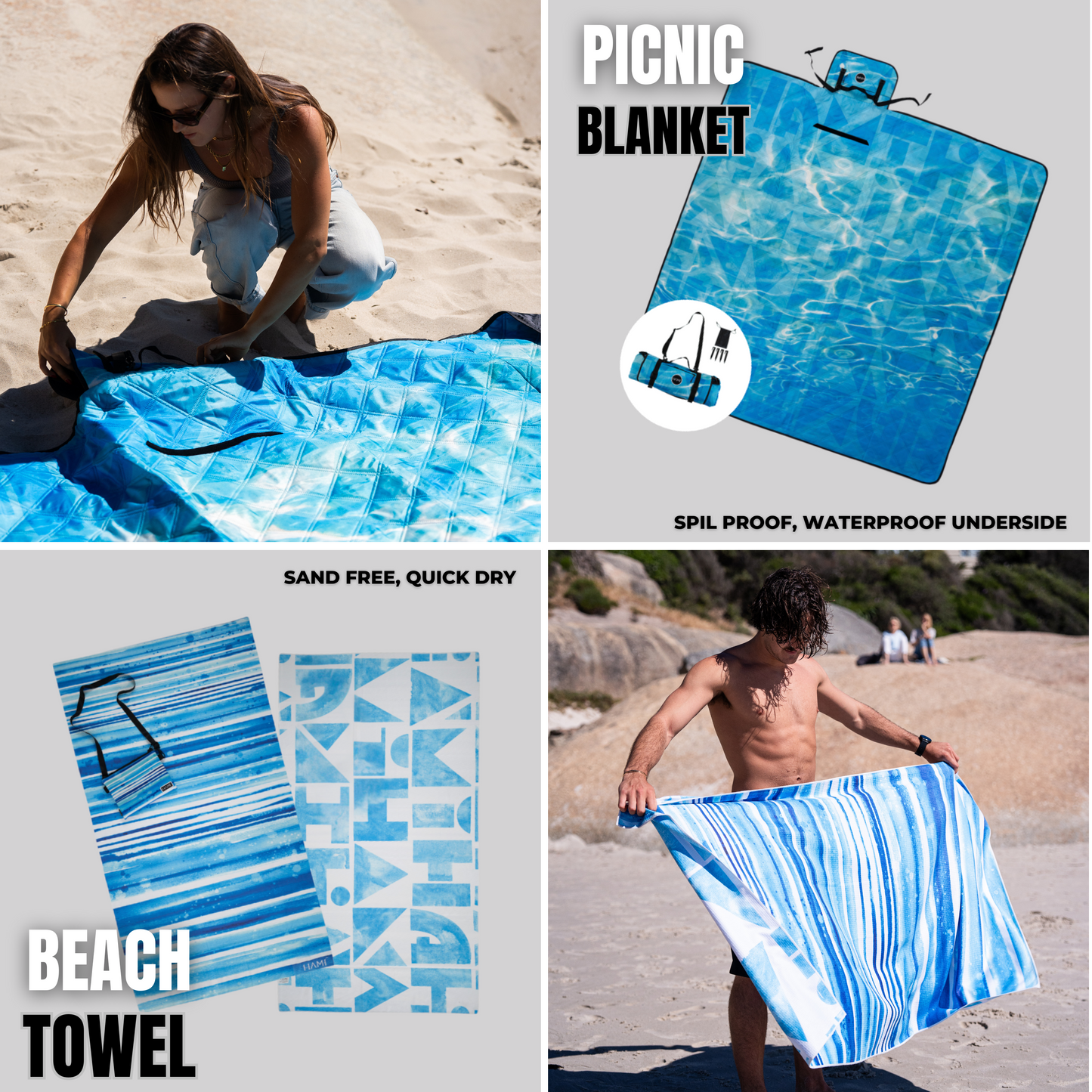 Ocean Combo: Towel & Blanket